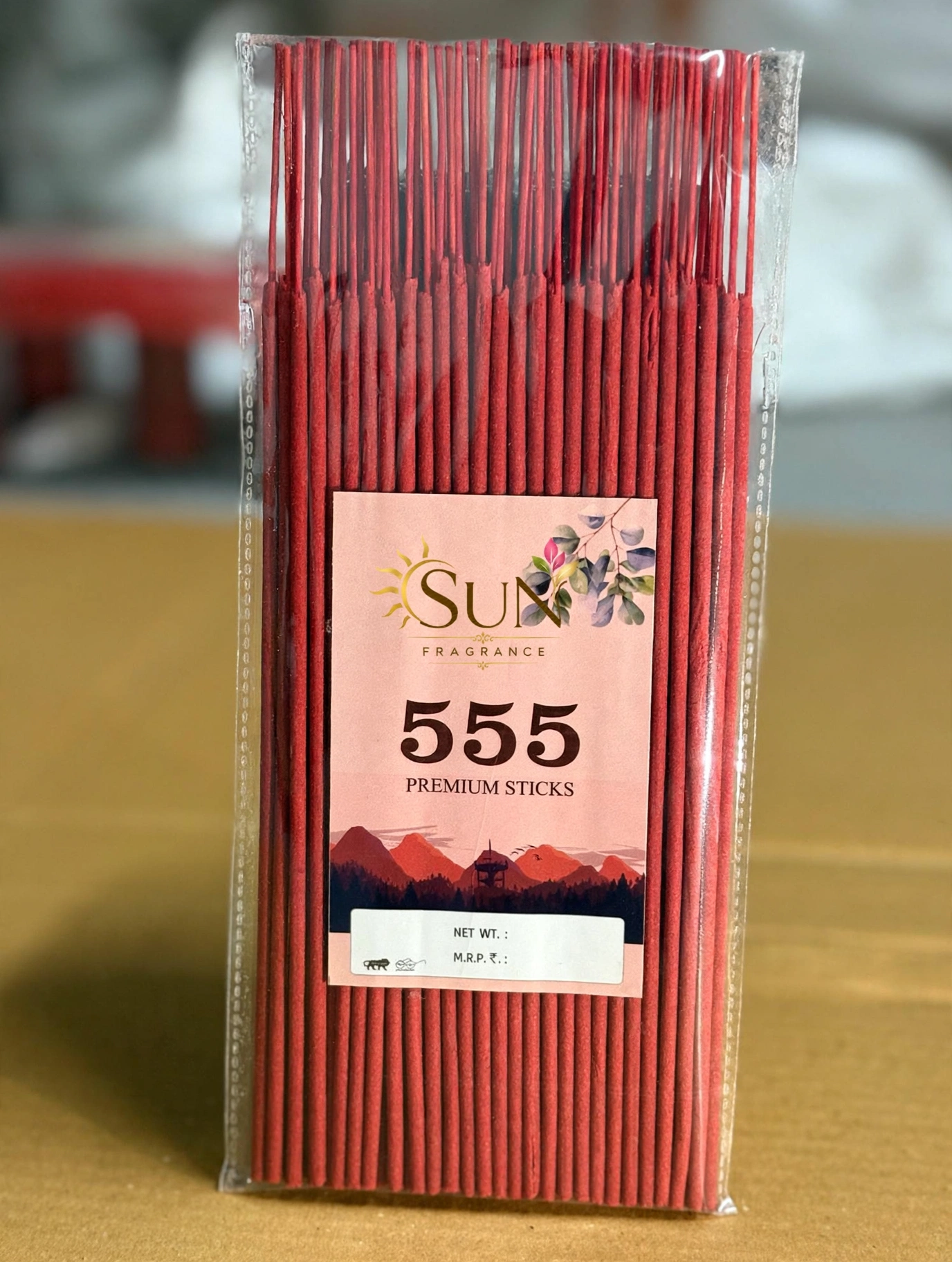 555 - red Agarbatti sticks