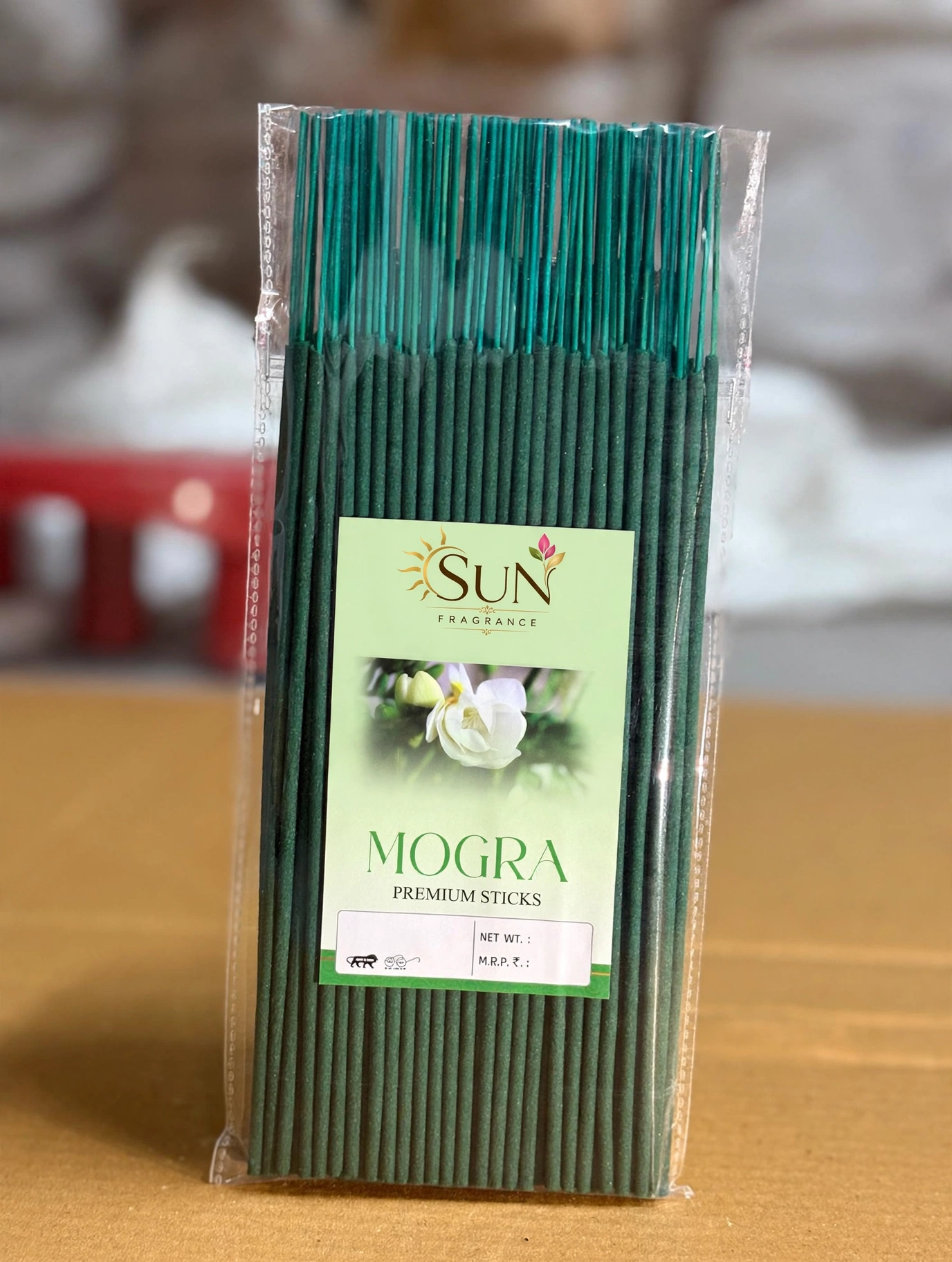 MOGRA - dark green Agarbatti sticks